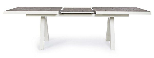 KRION Tisch 205-265 x 103 x H78 cm sand – Bild 5