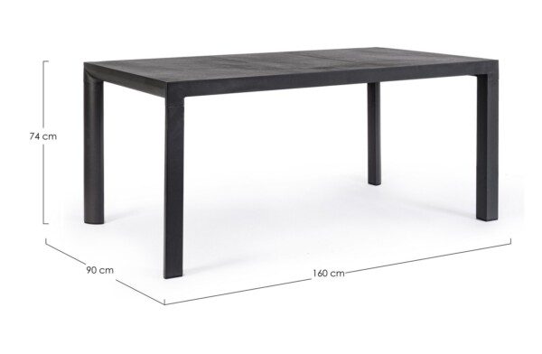 MASON Tisch 160 x 90 x H74 cm anthrazit – Bild 9