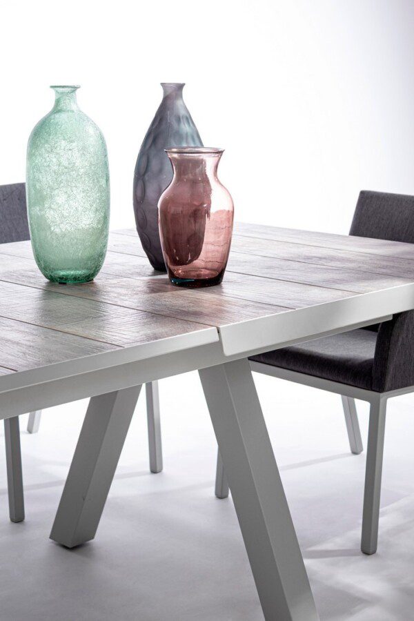 KRION Tisch 205-265 x 103 x H78 cm sand – Bild 12