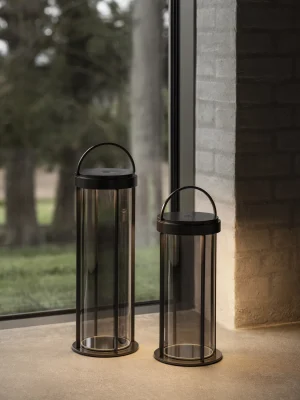 MITURO mobile LED-Leuchte gunmetal S