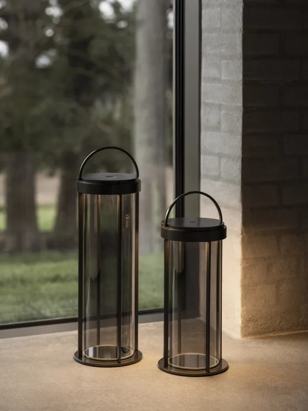 MITURO mobile LED-Leuchte gunmetal S