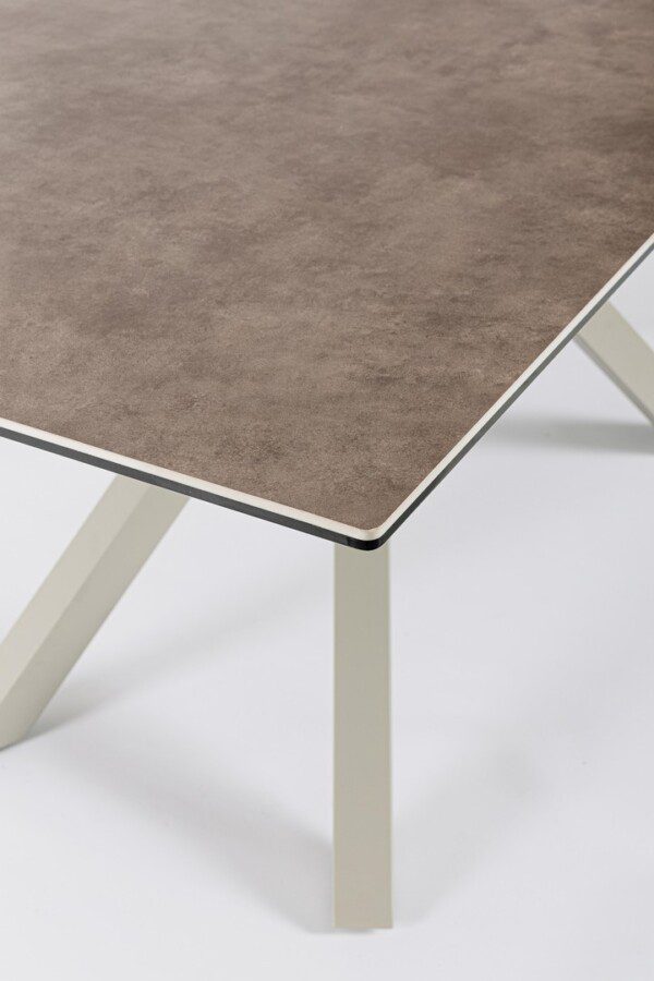 SEAN Tisch taupe 180 x 90 x 76 cm – Bild 5