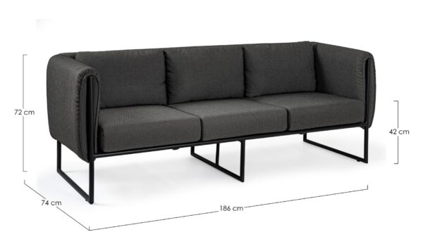 PIXEL Sofa anthrazit – Bild 7