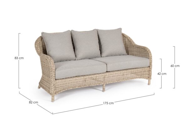 ADITYA NEW Sofa natur / beige – Bild 7