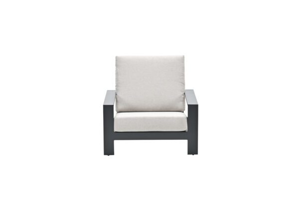 Lincoln Lounge Stuhl carbon black / desert sand – Bild 2