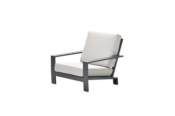 Lincoln Lounge Stuhl carbon black / desert sand