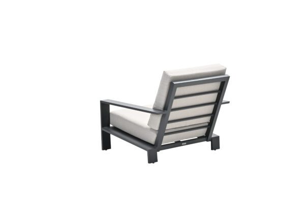 Lincoln Lounge Stuhl carbon black / desert sand – Bild 4