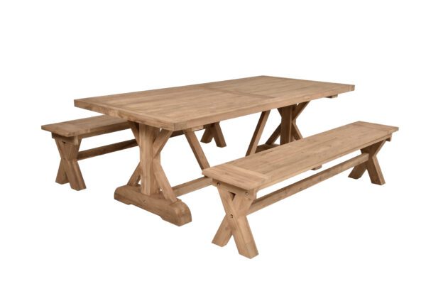 KISAR Tischgruppe teak – Bild 2