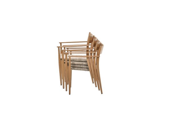 Richmond Stuhl carbon black / natural – Bild 8