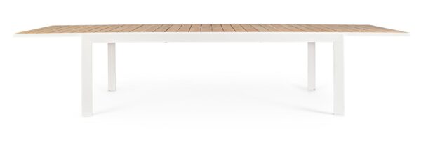 BELMAR Tisch 220 – 340 x 100 x H75 cm weiß – Bild 4