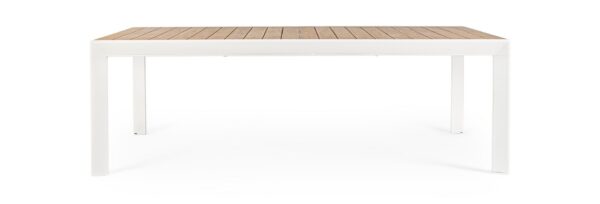 BELMAR Tisch 220 – 340 x 100 x H75 cm weiß – Bild 5