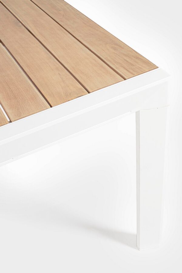 BELMAR Tisch 220 – 340 x 100 x H75 cm weiß – Bild 6