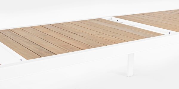 BELMAR Tisch 220 – 340 x 100 x H75 cm weiß – Bild 7
