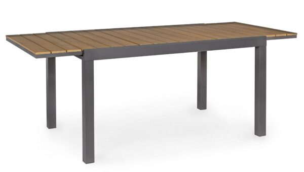 ELIAS Tisch 140 – 200 x 90 x H75 cm anthrazit