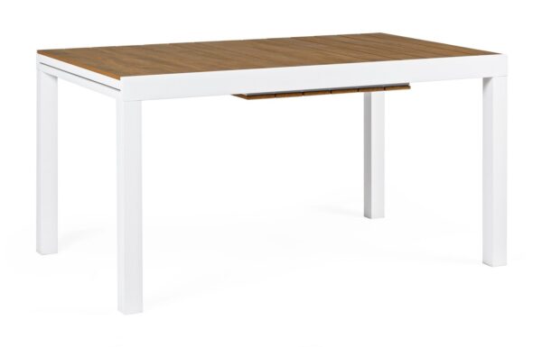 ELIAS Tisch 140 – 200 x 90 x H75 cm weiß