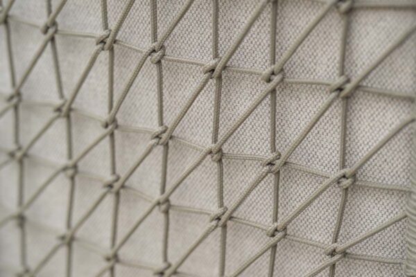 Venice Stuhl carbon black / rope taupe / desert sand – Bild 3