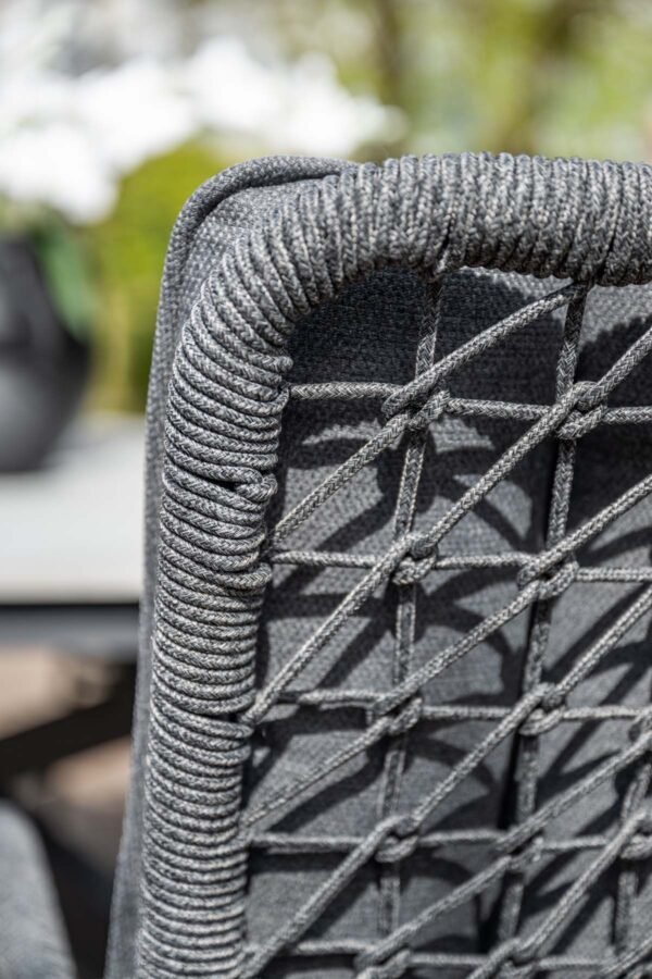 Venice Stuhl carbon black / rope dark grey / mystic grey – Bild 5