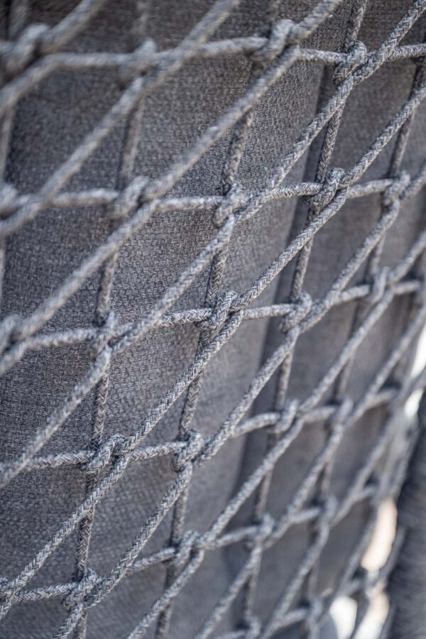 Venice Stuhl carbon black / rope dark grey / mystic grey – Bild 4