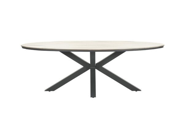 Edison Tisch 280 x 140 x H75 cm carbon black / light teak Vironwood – Bild 3