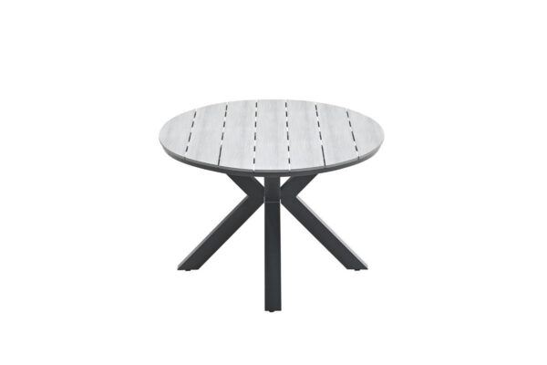 Edison Tisch 180 x 115 x H75 cm carbon black / grey teak Vironwood – Bild 2