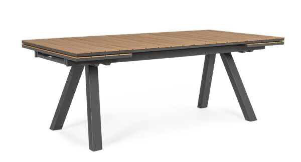 ELIAS Tisch 203 – 293 x 100 x H75 cm anthrazit – Bild 3