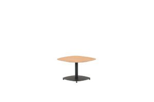 Leon Beistelltisch 70 x 70 x H43 cm carbon black / light teak look