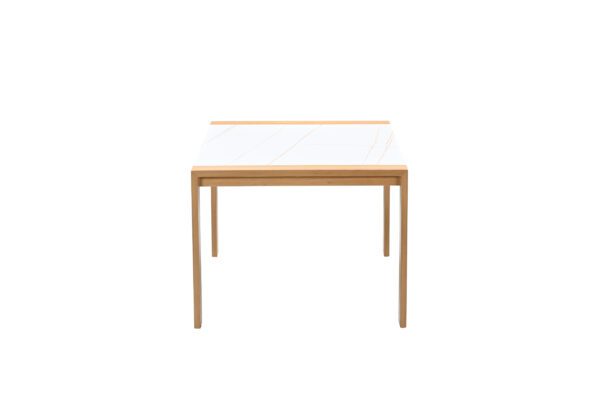 Austin Tisch 180 x 100 x H75 cm light teak look / centostone milano beige – Bild 2