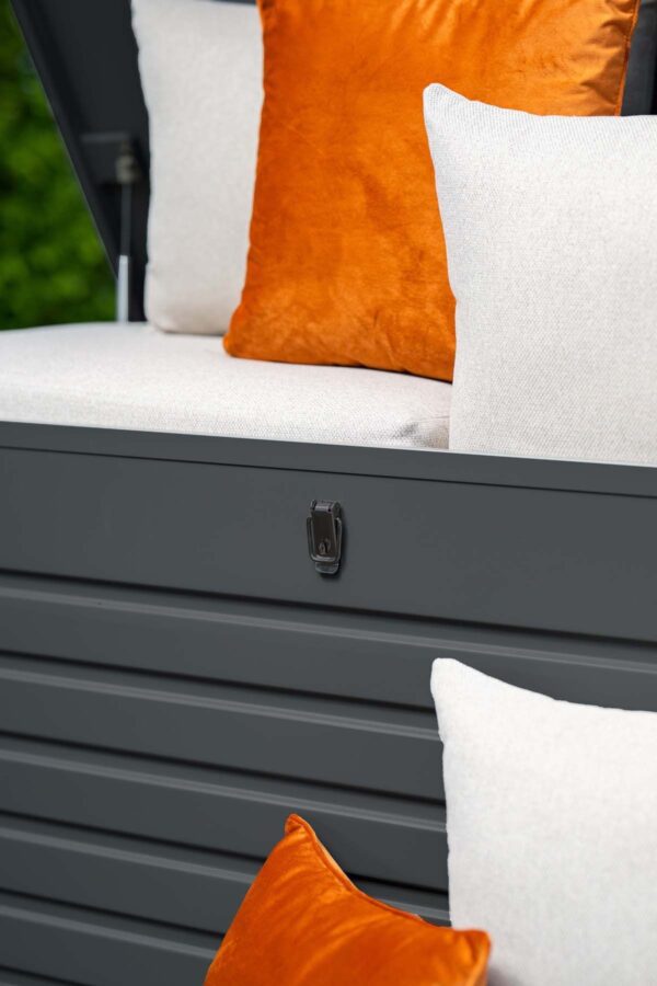 Cambridge Kissenbox 155 x 97 x H82.5 cm carbon black – Bild 7