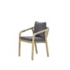 Santos Stuhl Akazie white wash / mystic grey