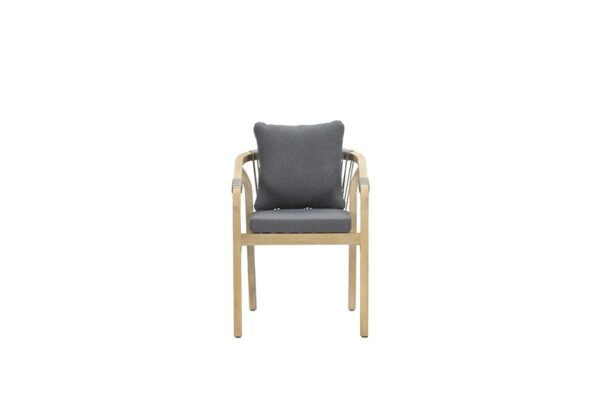 Santos Stuhl Akazie white wash / mystic grey – Bild 2