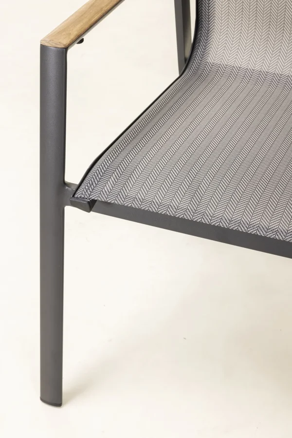 Aspen Stuhl anthrazit / teak – Bild 8