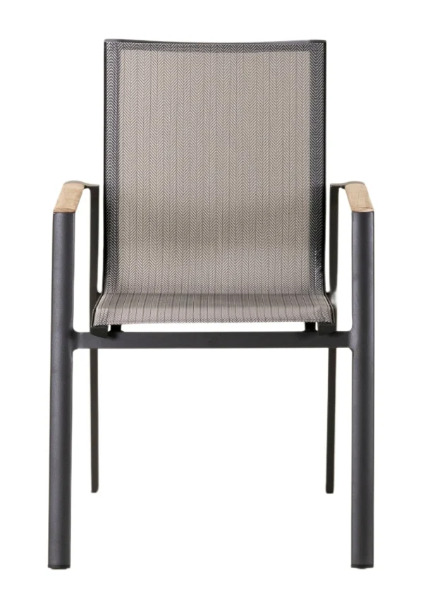 Aspen Stuhl anthrazit / teak – Bild 3