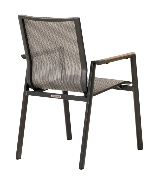 Aspen Stuhl anthrazit / teak – Bild 4