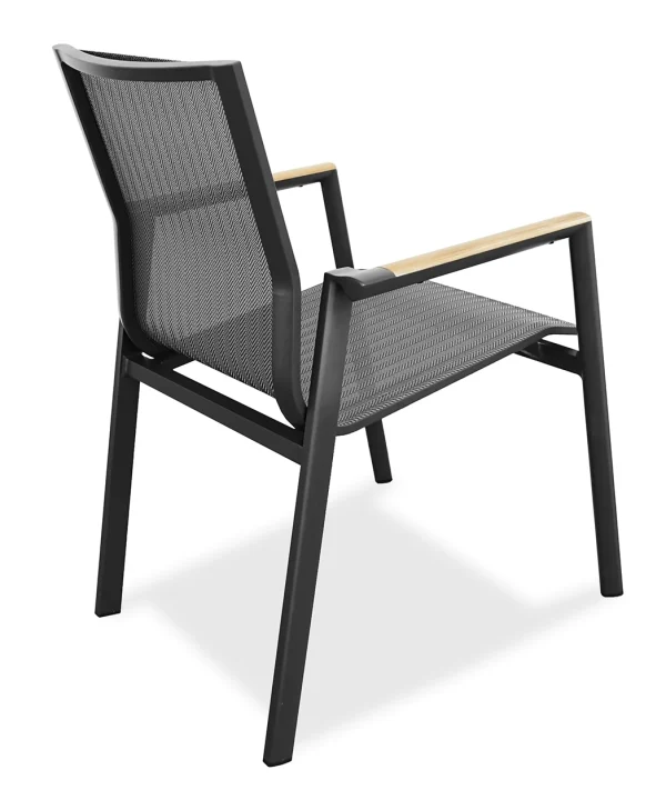 Aspen Stuhl anthrazit / teak – Bild 5