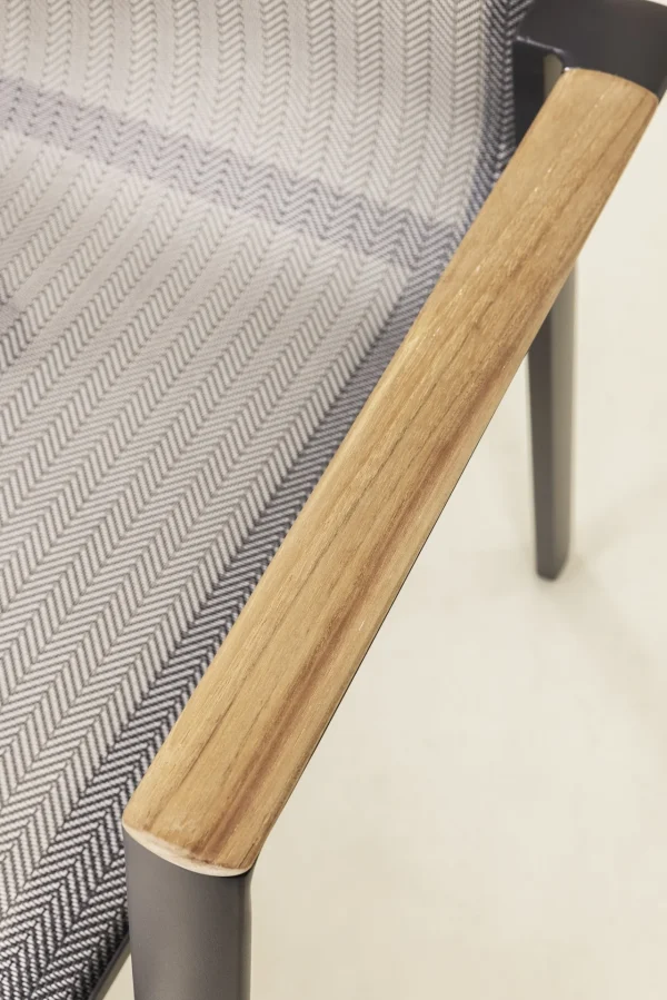 Aspen Stuhl anthrazit / teak – Bild 7