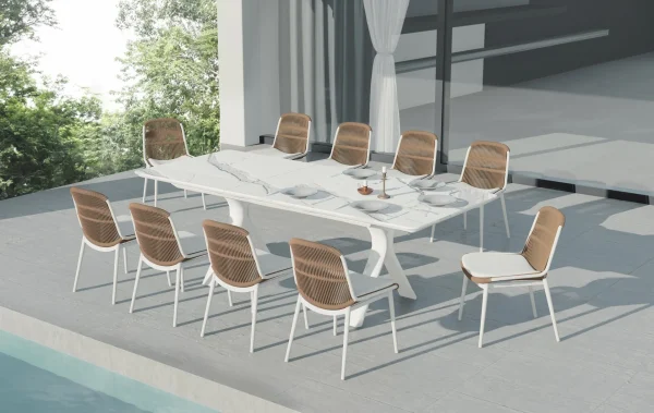 Carson Tisch ivory / Mamor 240-300 x 100 x H75 cm – Bild 4