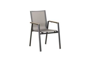 Aspen Stuhl anthrazit / teak