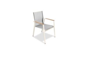 Aspen Stuhl ivory / teak