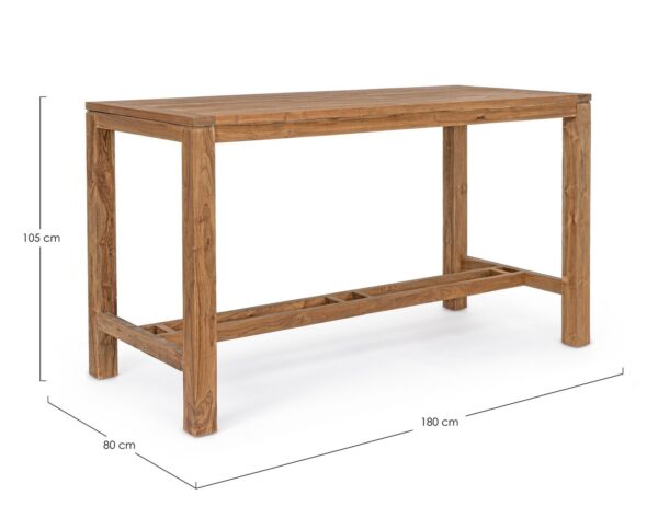 Maricruz Tisch 180 x 80 x H105 cm Teak – Bild 12