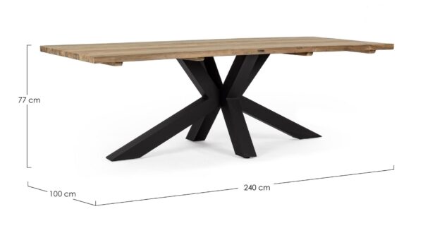 Ramsey Tisch 240 x 100 x H77 cm Teak – Bild 16