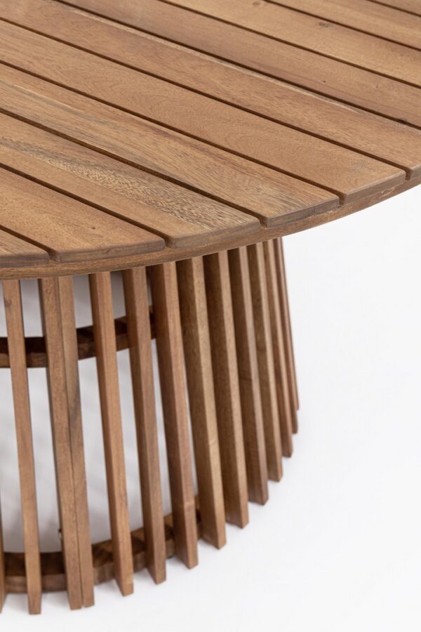 Rodano Tisch Ø 120 x H74 cm Akazie – Bild 3