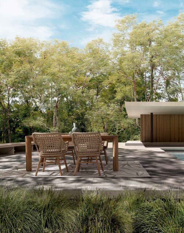 Maverick Tisch 200 x 100 x H77 cm teak – Bild 4