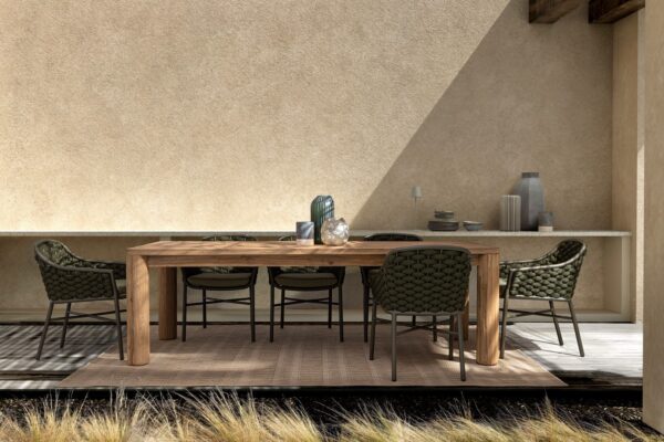 Maverick Tisch 240 x 100 x H77 cm teak – Bild 8