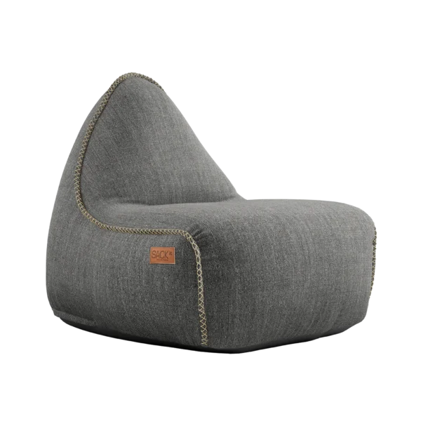 Cobana Lounge Chair und Pouf grey – Bild 2