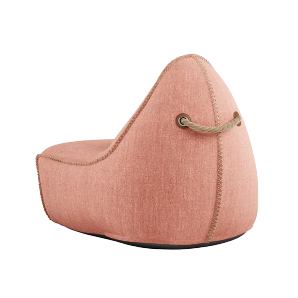 Cobana Lounge Chair und Pouf rose – Bild 3
