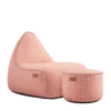 Cobana Lounge Chair und Pouf rose