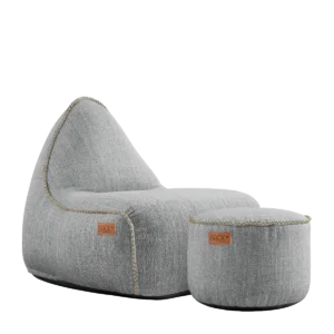 Cobana Lounge Chair und Pouf sand melange