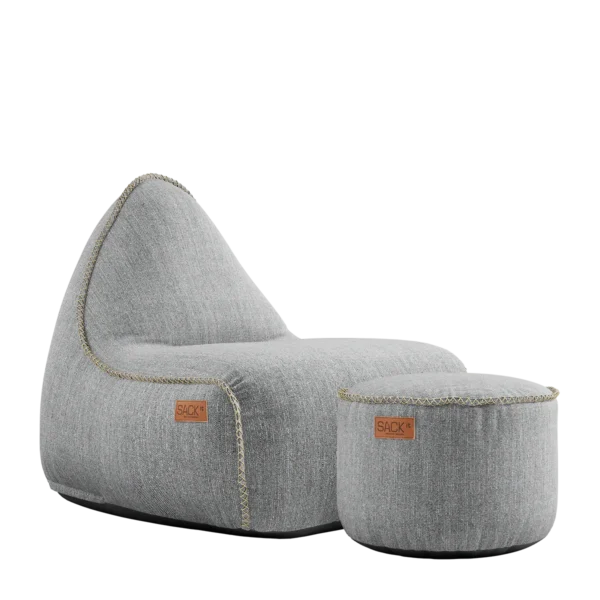 Cobana Lounge Chair und Pouf sand melange