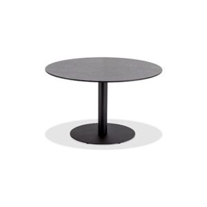 BISTRO Tisch Ø 125 cm x H74.5 cm Edelstahl anthrazit / HPL Granit