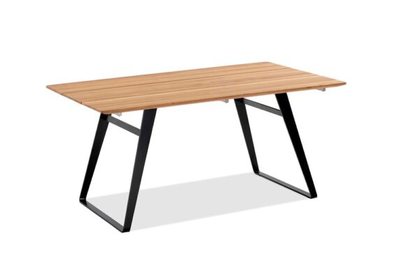 ELBA Tisch 180 x 95 x H76 cm anthrazit / teak